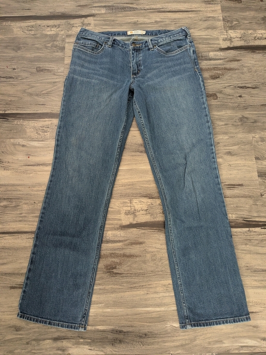 Carhartt Denim - Carhartt Blue Straight-Leg Women’s Jeans